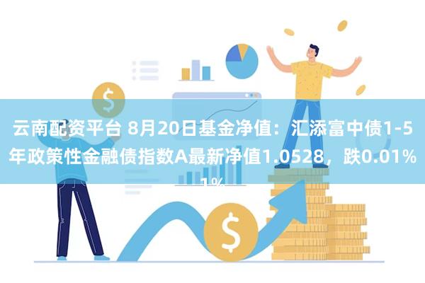 云南配资平台 8月20日基金净值：汇添富中债1-5年政策性金融债指数A最新净值1.0528，跌0.01%