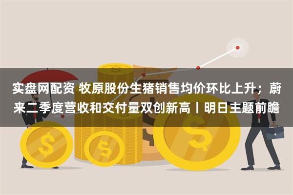 实盘网配资 牧原股份生猪销售均价环比上升；蔚来二季度营收和交付量双创新高丨明日主题前瞻