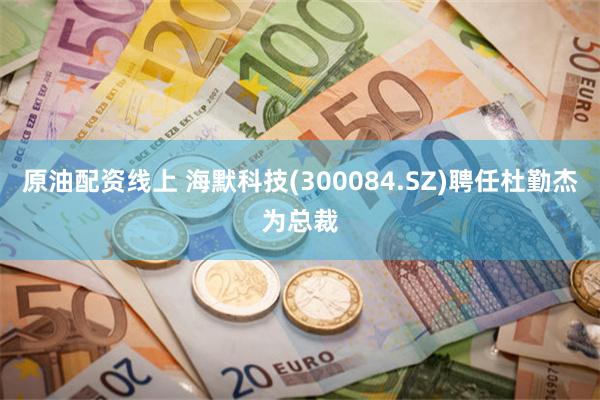 原油配资线上 海默科技(300084.SZ)聘任杜勤杰为总裁