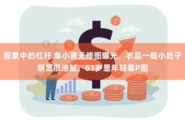 股票中的杠杆 章小蕙无修图曝光，衣品一般小肚子明显很油腻，61岁显年轻靠P图